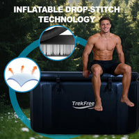 Inflatable Portable Ice Bath Tub, Cold Plunges and Adult Bathing